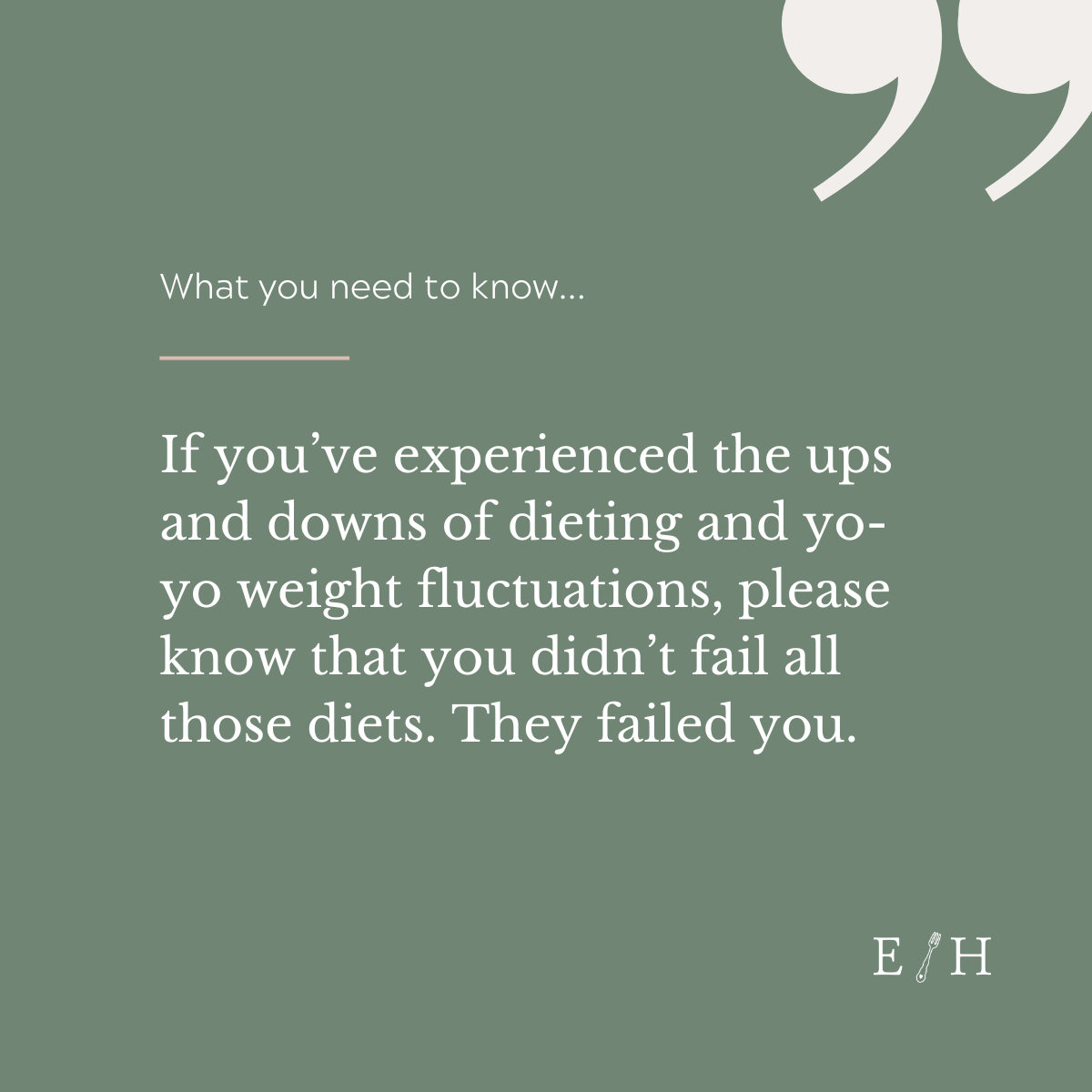 Intuitive Eating can help you stabilize your weight... but will it help ...